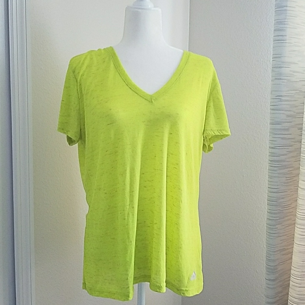 Adidas yellow/green shirt